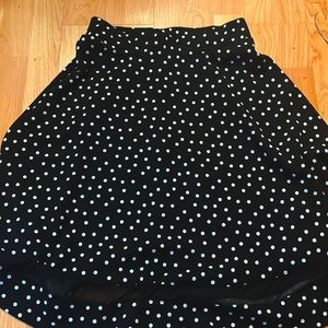 Faith and Joy polka dot skirt medium
